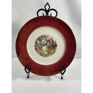VINTAGE IMPERIAL by SALEM CHINA Co Service Plates 23 Karat Gold #365
